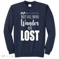 Not All Who Wander Are Lost Arrow Sweatshirt thumb 0
