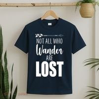 Not All Who Wander Are Lost Arrow T-Shirt thumb 2