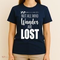 Not All Who Wander Are Lost Arrow T-Shirt thumb 4