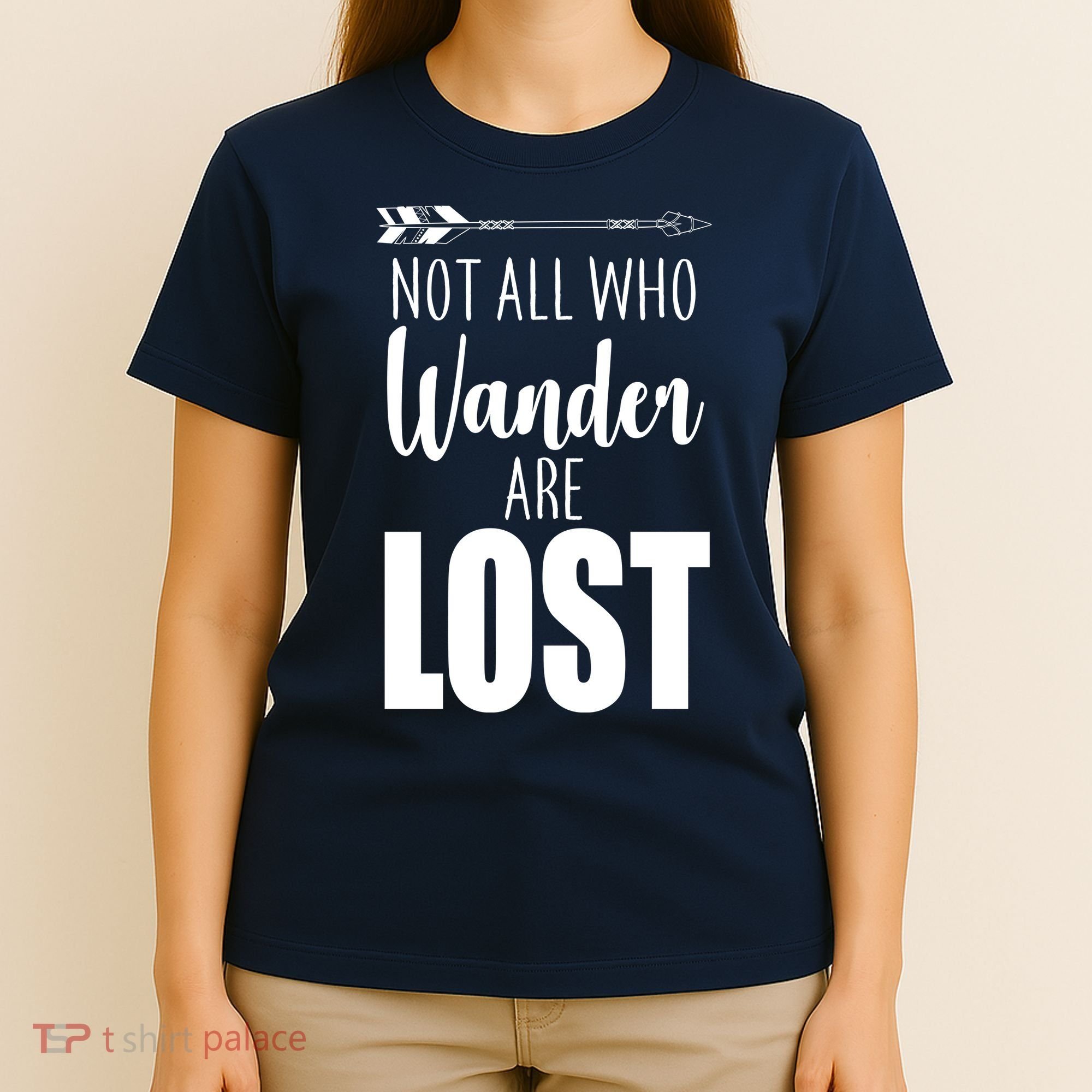 Not All Who Wander Are Lost Arrow T-Shirt
