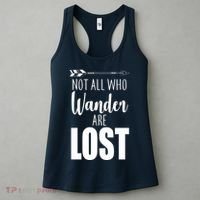 Not All Who Wander Are Lost Arrow Women's Tank Top thumb 3