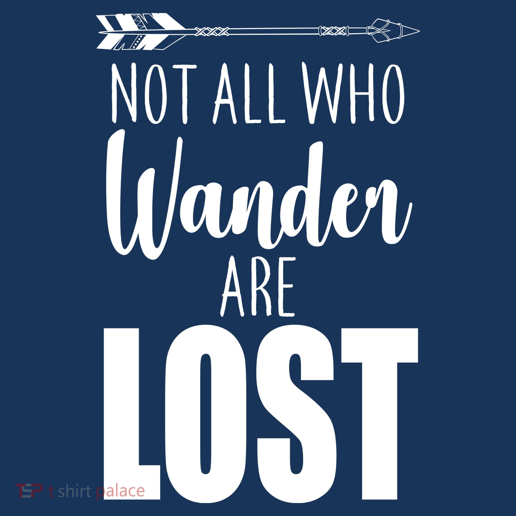 Not All Who Wander Are Lost Arrow Women's Tank Top