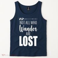 Not All Who Wander Are Lost Arrow Tank Top thumb 2