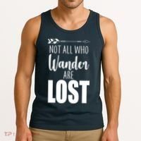 Not All Who Wander Are Lost Arrow Tank Top thumb 3