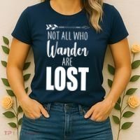 Not All Who Wander Are Lost Arrow Women's T-Shirt thumb 2