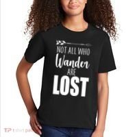 Not All Who Wander Are Lost Arrow Kids T-Shirt thumb 2