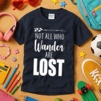 Not All Who Wander Are Lost Arrow Kids T-Shirt thumb 3