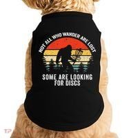Not All Who Wander Are Lost Disc Golf Bigfoot Christmas Doggie Tank thumb 0