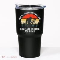 Not All Who Wander Are Lost Disc Golf Bigfoot Christmas Tumbler thumb 0