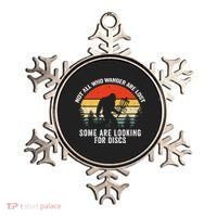 Not All Who Wander Are Lost Disc Golf Bigfoot Christmas Ornament thumb 0