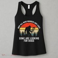 Not All Who Wander Are Lost Disc Golf Bigfoot Christmas Women's Tank Top thumb 3