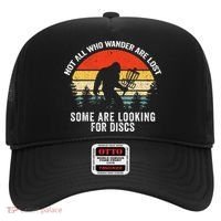 Not All Who Wander Are Lost Disc Golf Bigfoot Christmas Hat thumb 0