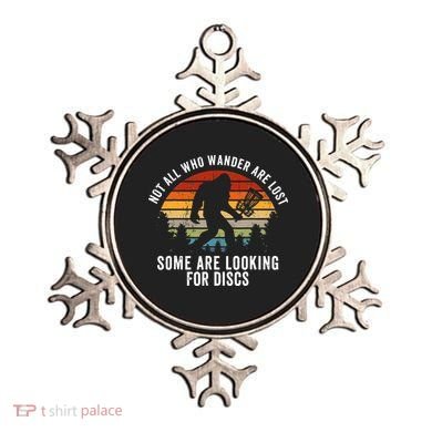 Not All Who Wander Are Lost Disc Golf Bigfoot Sasquatch Ornament
