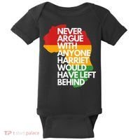 Never Argue With Anyone Harriet Would Have Left Behind Baby Bodysuit thumb 0