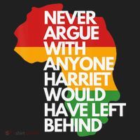 Never Argue With Anyone Harriet Would Have Left Behind Golf Towel thumb 3