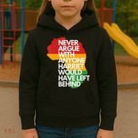Never Argue With Anyone Harriet Would Have Left Behind Kids Hoodie thumb 3