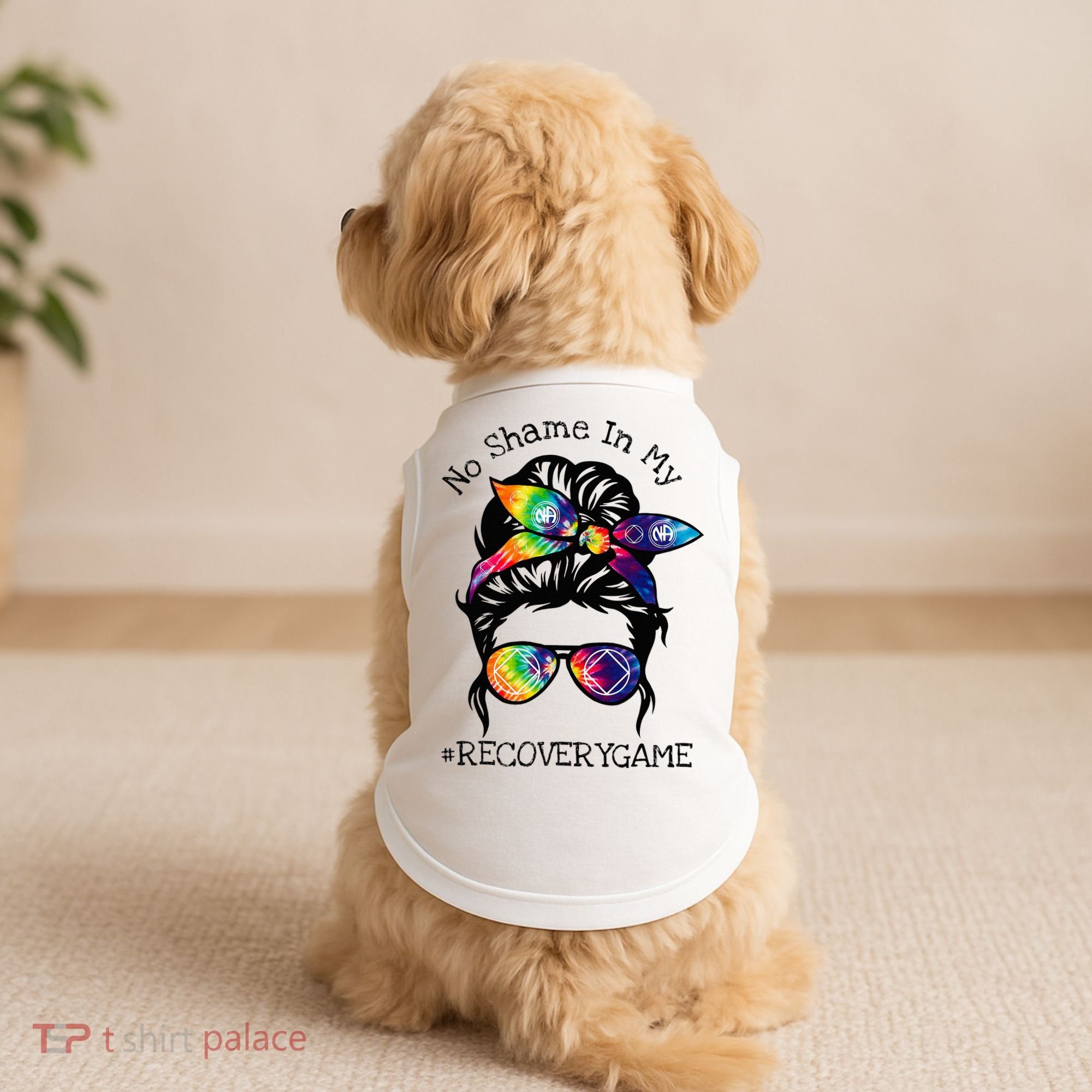 Narcotics Anonymous Womens Sobriety Gifts AA NA Doggie Tank