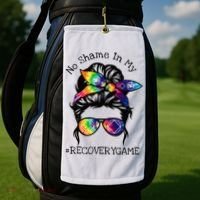Narcotics Anonymous Womens Sobriety Gifts AA NA Golf Towel thumb 2
