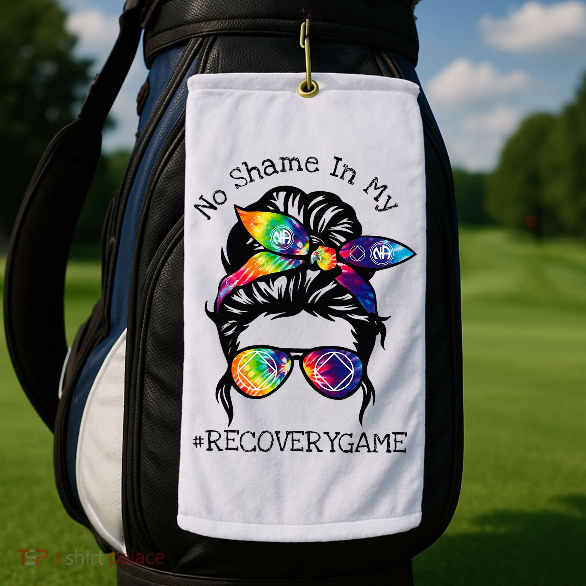 Narcotics Anonymous Womens Sobriety Gifts AA NA Golf Towel
