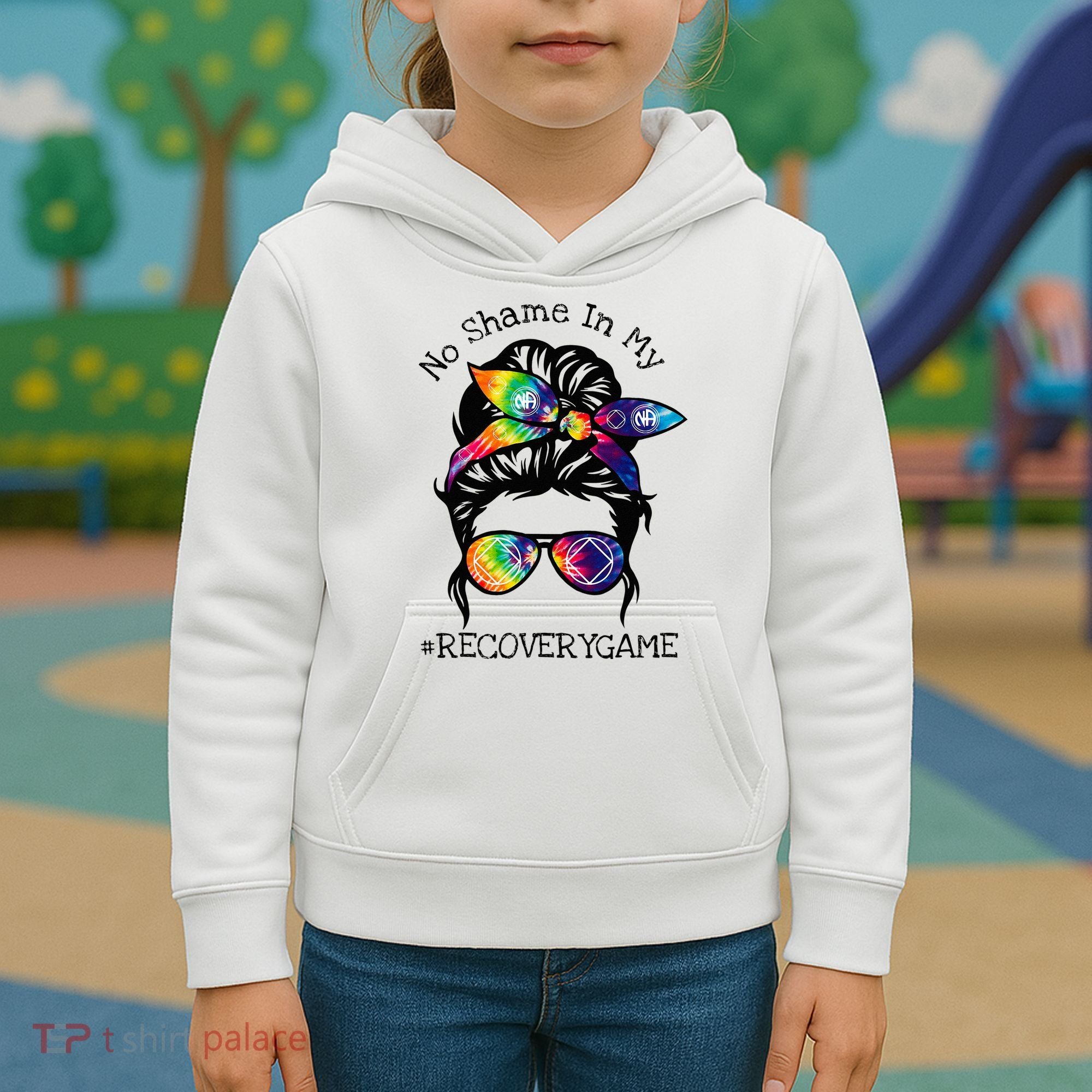 Narcotics Anonymous Womens Sobriety Gifts AA NA Kids Hoodie