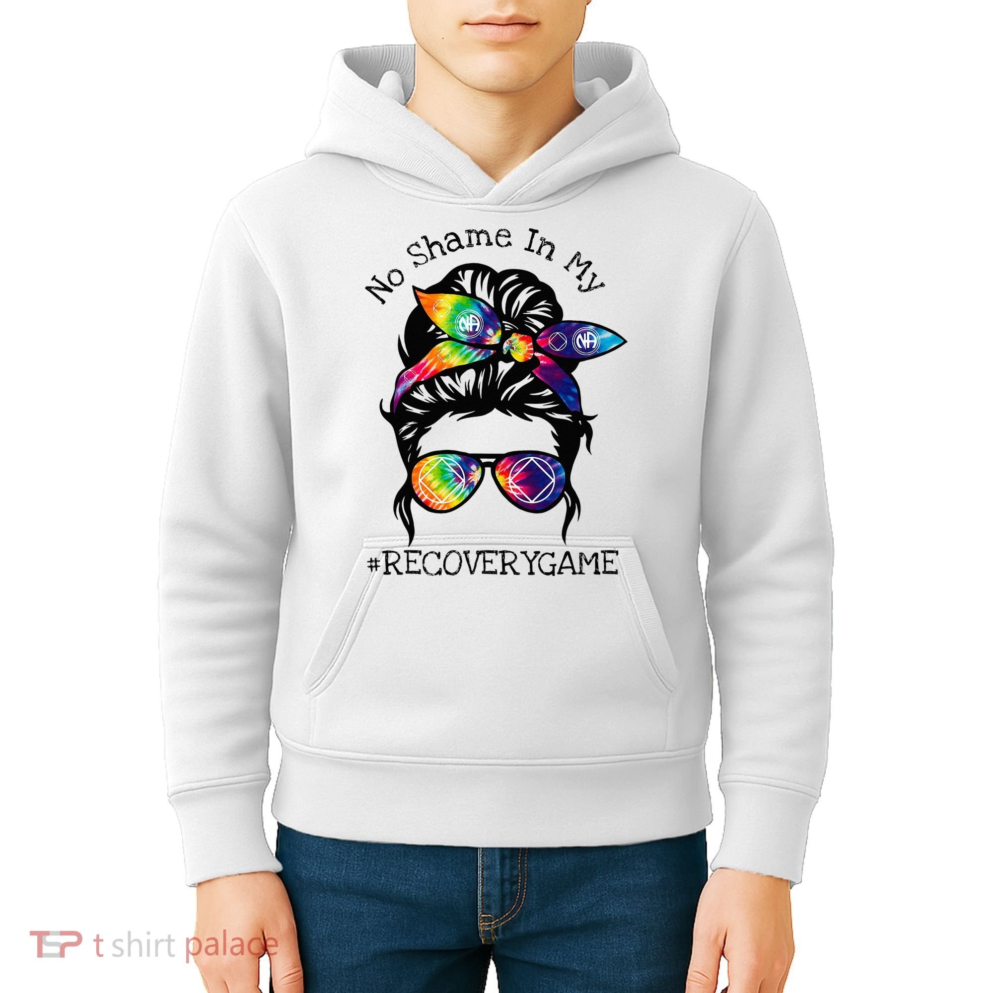 Narcotics Anonymous Womens Sobriety Gifts AA NA Kids Hoodie