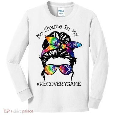 Narcotics Anonymous Womens Sobriety Gifts AA NA Kids Long Sleeve Shirt