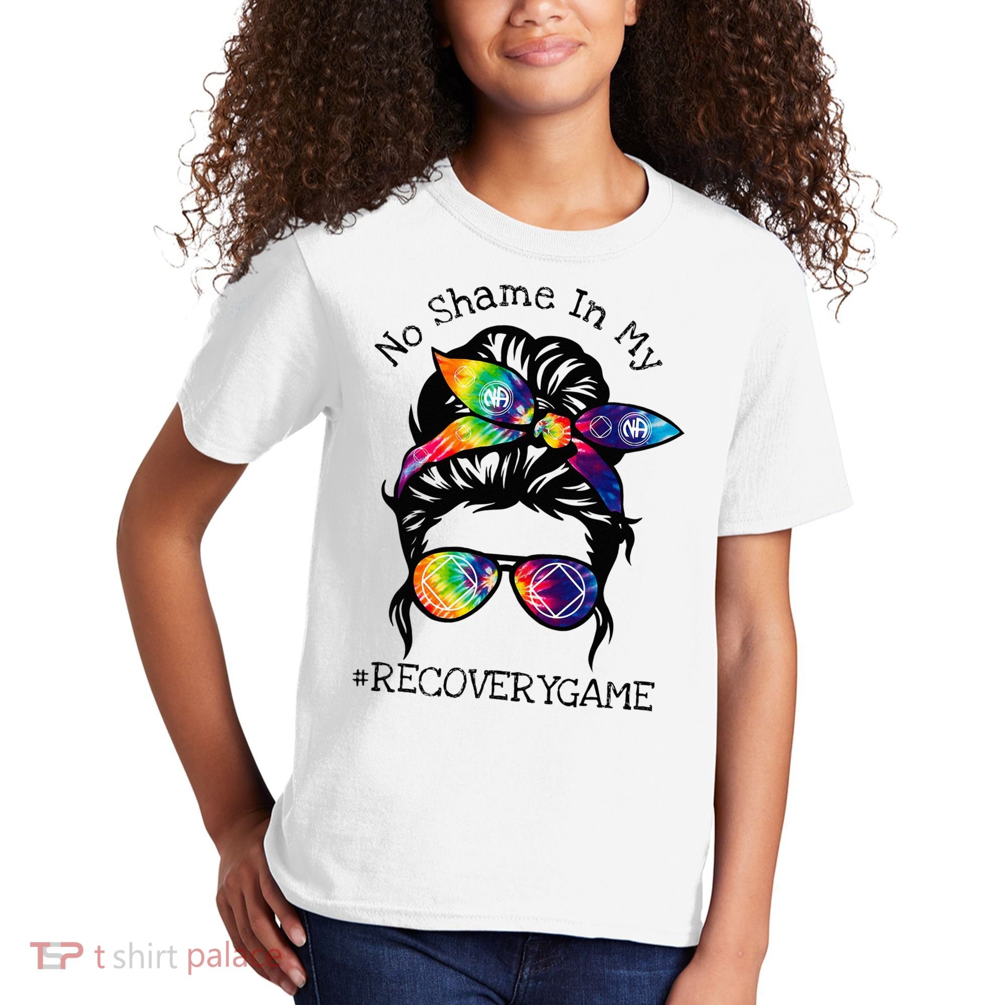 Narcotics Anonymous Womens Sobriety Gifts AA NA Kids T-Shirt