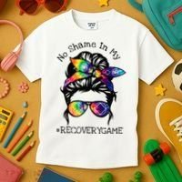 Narcotics Anonymous Womens Sobriety Gifts AA NA Kids T-Shirt thumb 3