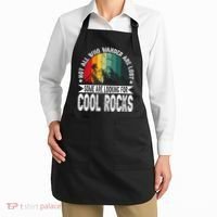 Not All Who Wander Are Lost Some Are Looking For Cool Rocks Apron thumb 2