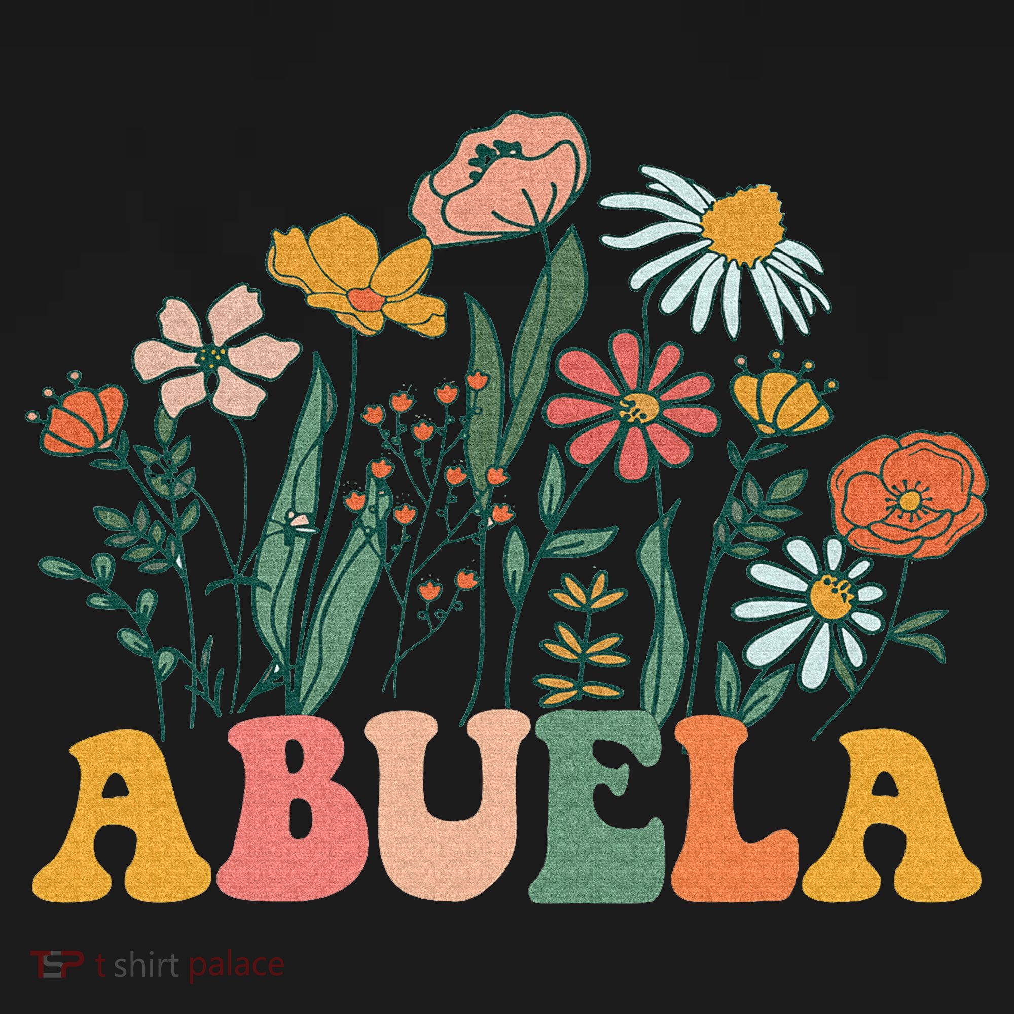 New Abuela Wildflower First Birthday & Baby Shower Women's Tank Top