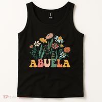 New Abuela Wildflower First Birthday & Baby Shower Tank Top thumb 2