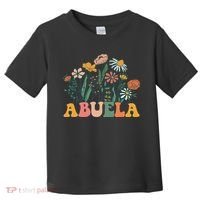 New Abuela Wildflower First Birthday & Baby Shower Toddler T-Shirt thumb 0
