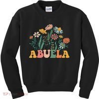 New Abuela Wildflower First Birthday & Baby Shower Kids Sweatshirt thumb 0