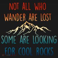 Not All Who Wander Are Lost Some Are Looking For Cool Rocks T-Shirt thumb 7