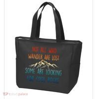 Not All Who Wander Are Lost Some Are Looking For Cool Rocks Tote Bag thumb 3