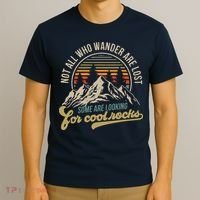 Not All Who Wander Are Lost Some Are Looking For Cool Rocks T-Shirt thumb 3