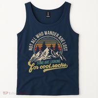 Not All Who Wander Are Lost Some Are Looking For Cool Rocks Tank Top thumb 2