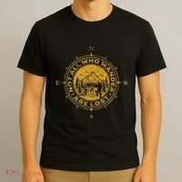 Not All Who Wander Are Lost Compass T-Shirt thumb 3