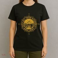 Not All Who Wander Are Lost Compass T-Shirt thumb 4
