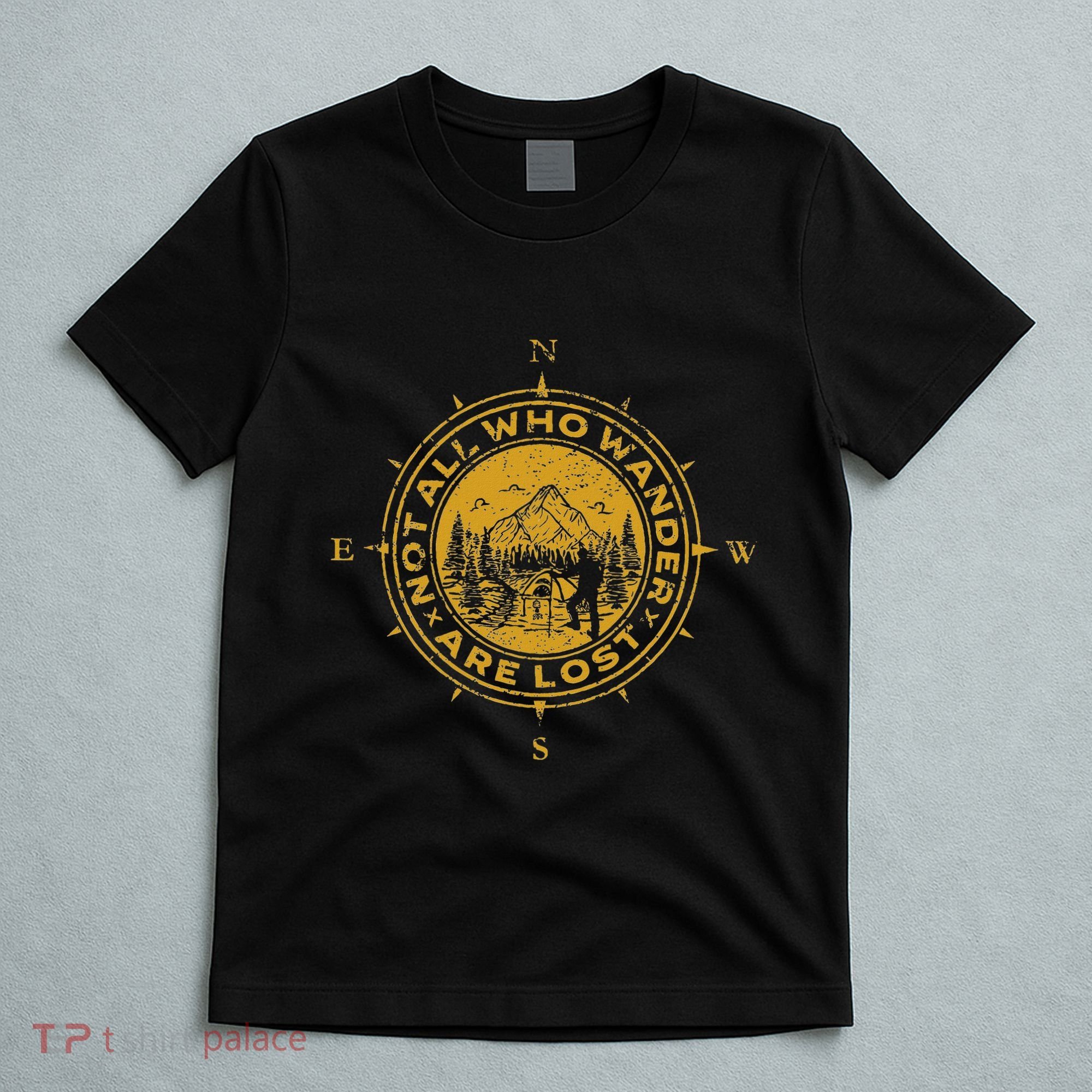 Not All Who Wander Are Lost Compass T-Shirt