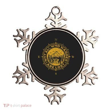 Not All Who Wander Are Lost Compass Ornament
