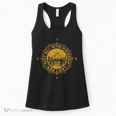 Not All Who Wander Are Lost Compass Women's Tank Top
