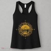 Not All Who Wander Are Lost Compass Women's Tank Top thumb 3