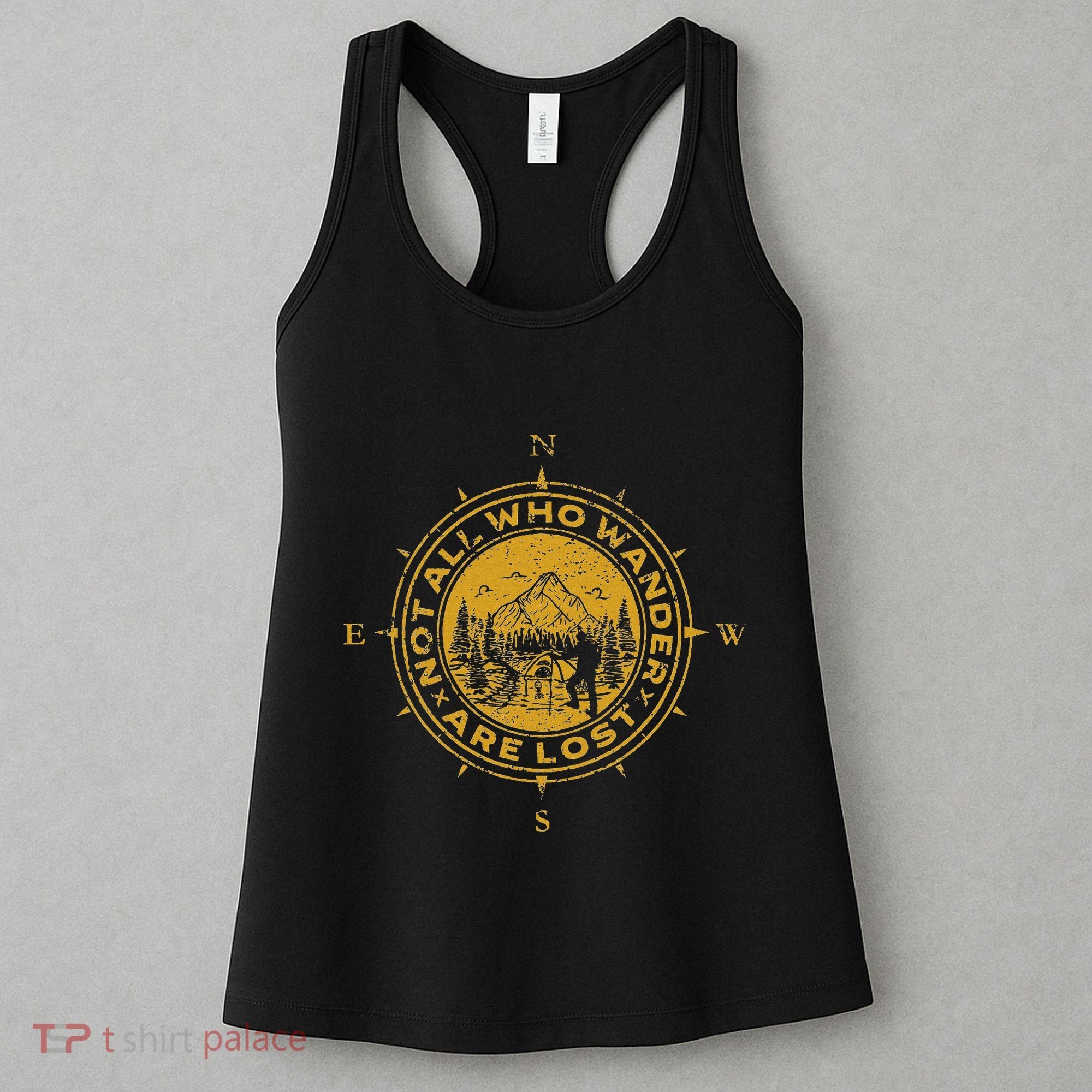 Not All Who Wander Are Lost Compass Women's Tank Top