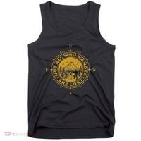 Not All Who Wander Are Lost Compass Tank Top thumb 0