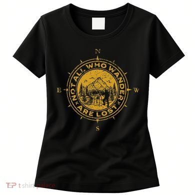 Not All Who Wander Are Lost Compass Women's T-Shirt