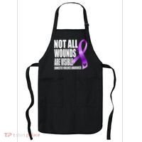 Not All Wounds Are Visible Domestic Violence Awareness Apron thumb 0