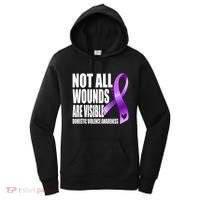 Not All Wounds Are Visible Domestic Violence Awareness Women's Hoodie thumb 0