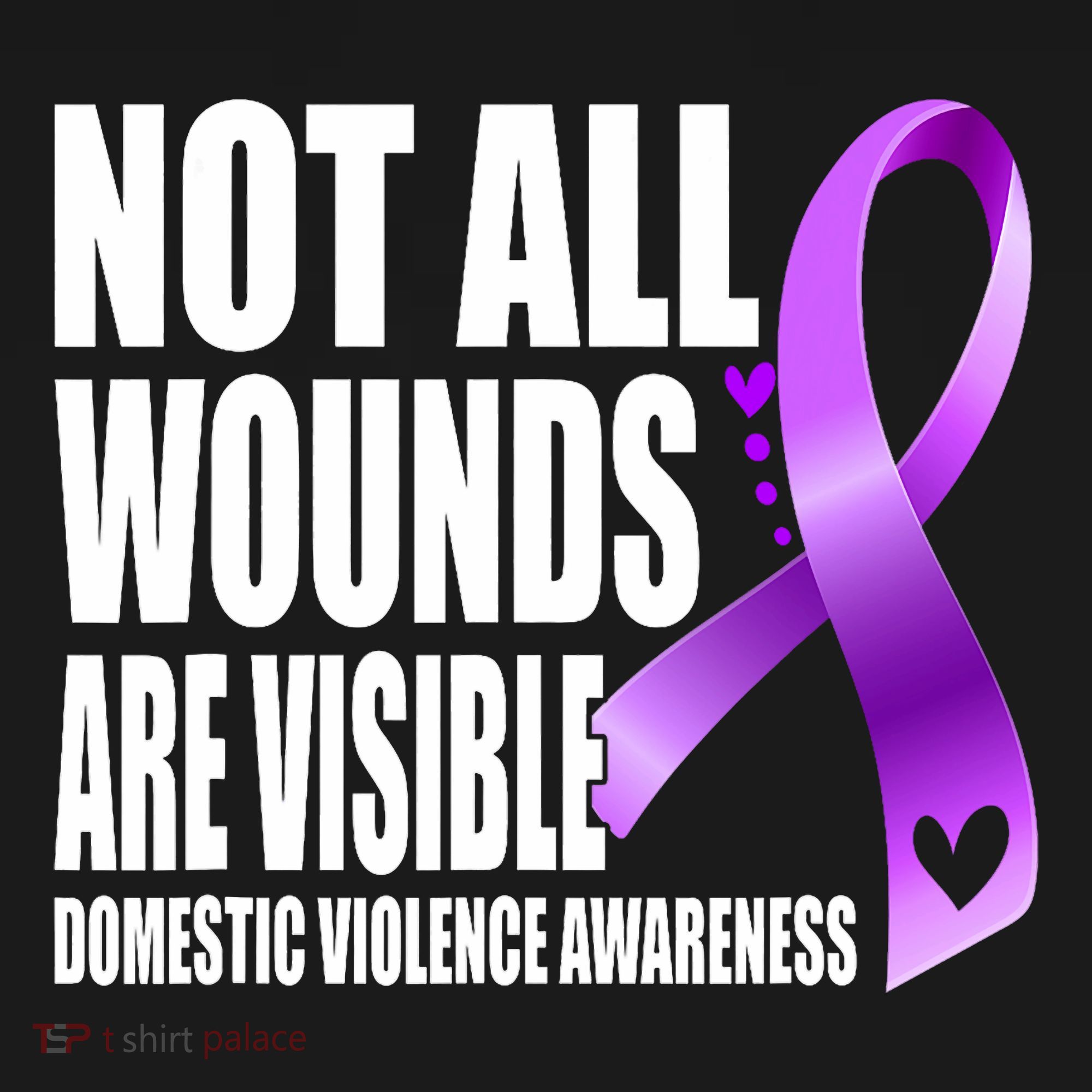 Not All Wounds Are Visible Domestic Violence Awareness Women's Hoodie