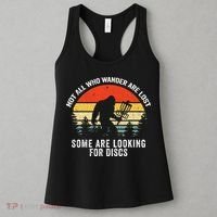 Not All Who Wander Are Lost Disc Golf Bigfoot Christmas Women's Tank Top thumb 3